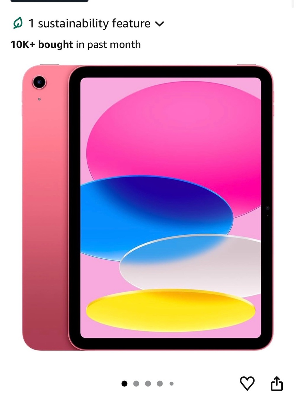 New Apple iPad (A16) Wi-Fi 128GB Pink